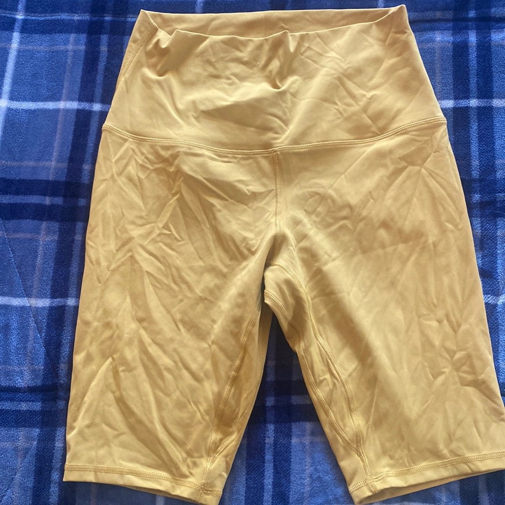 Long Athletic Biker Shorts. Large